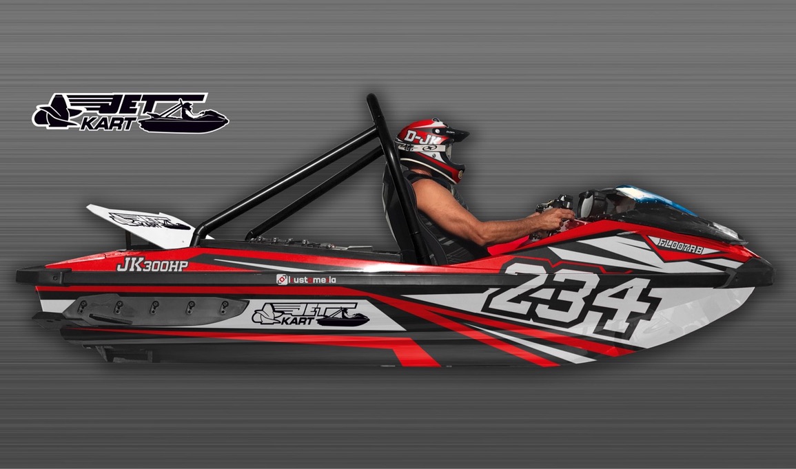 Jet Kart design rouge